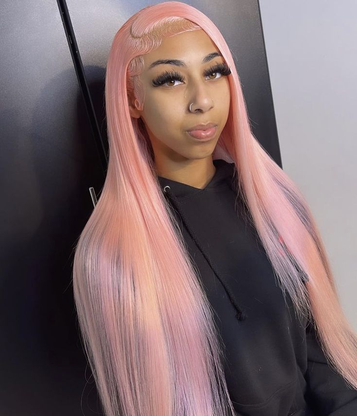light pink lace frontal